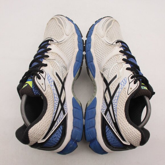 Asics Gel Nimbus 16 Men's 10.5 Sneakers Blue White Shoes T435N - Picture 6 of 10